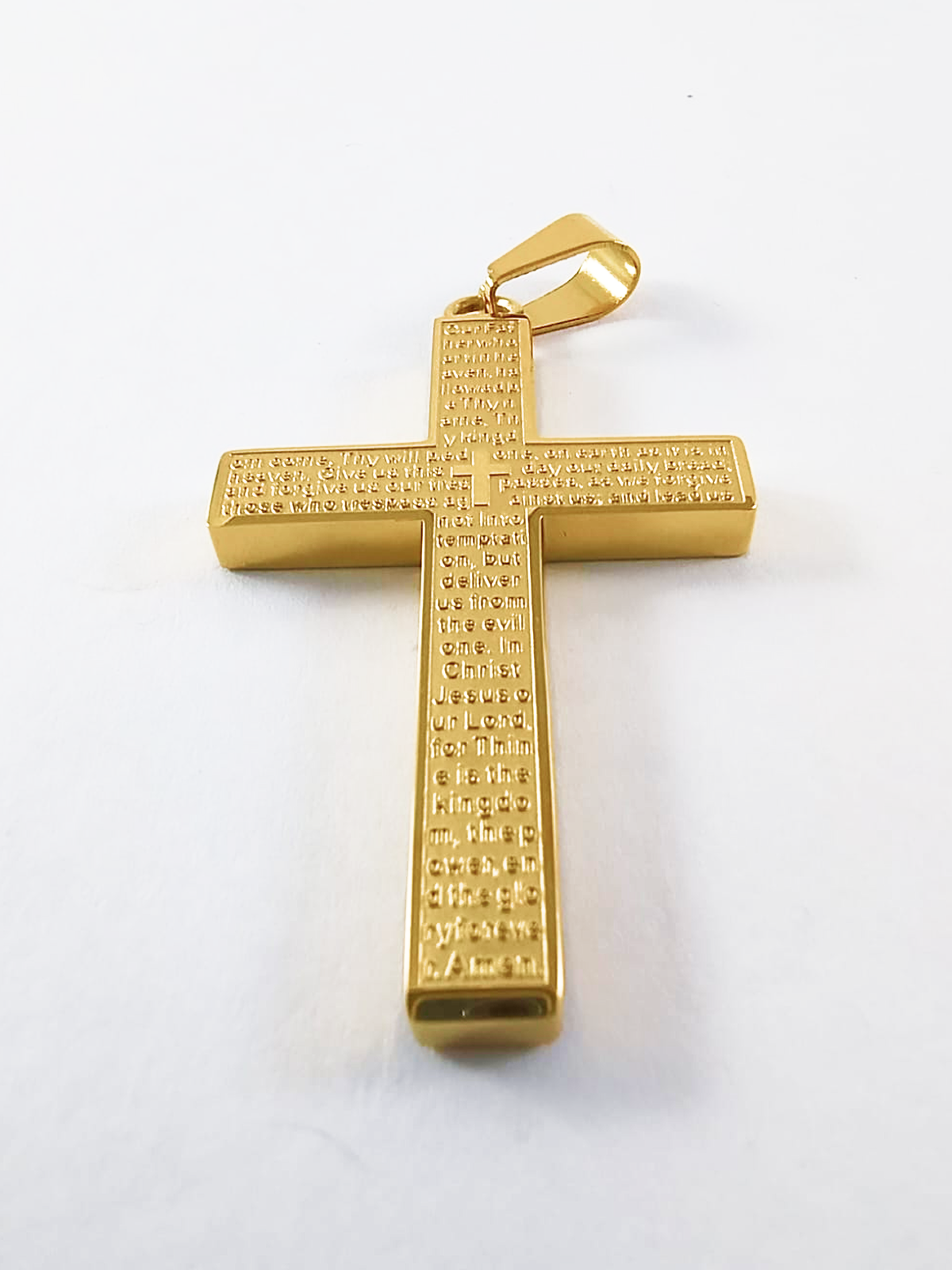 DIJE CRUCIFIJO PADRE NUESTRO