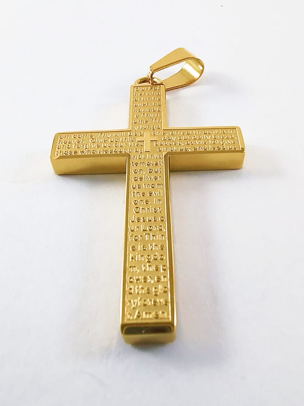 DIJE CRUCIFIJO PADRE NUESTRO