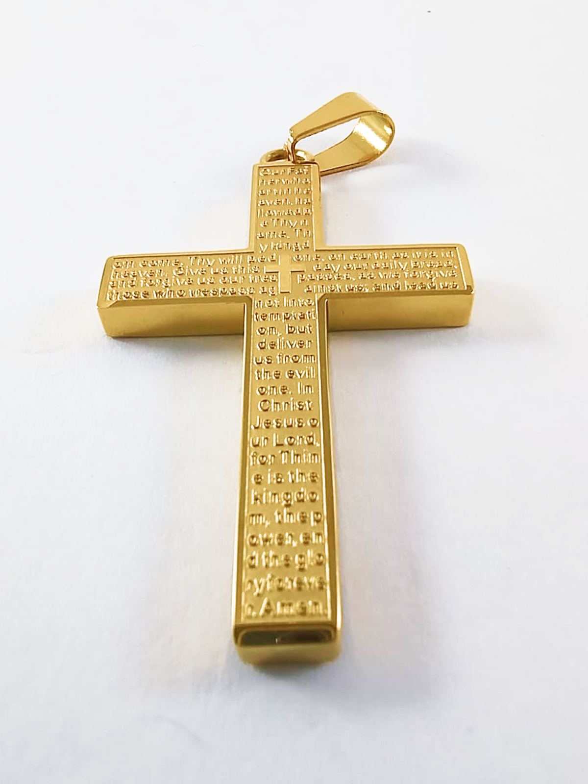 DIJE CRUCIFIJO PADRE NUESTRO