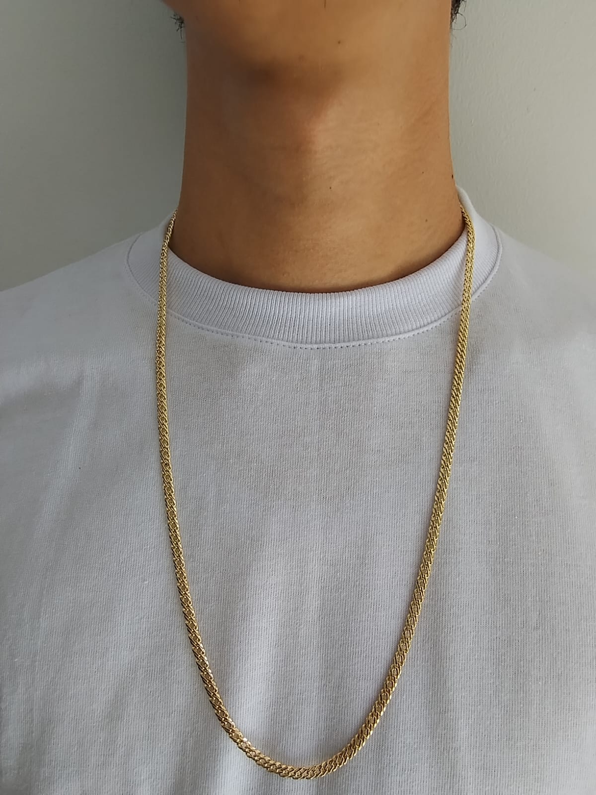 CADENA ENTRELAZADA CABALLERO 4MM