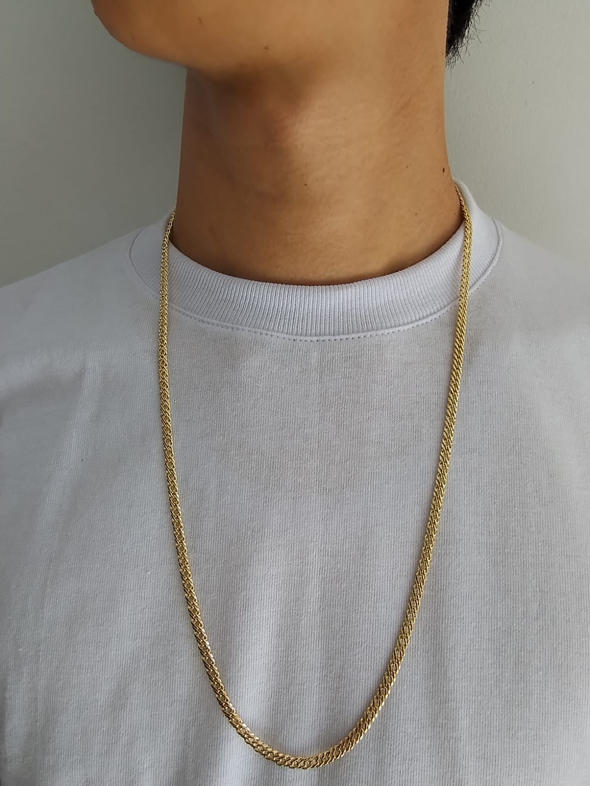 CADENA ENTRELAZADA CABALLERO 4MM