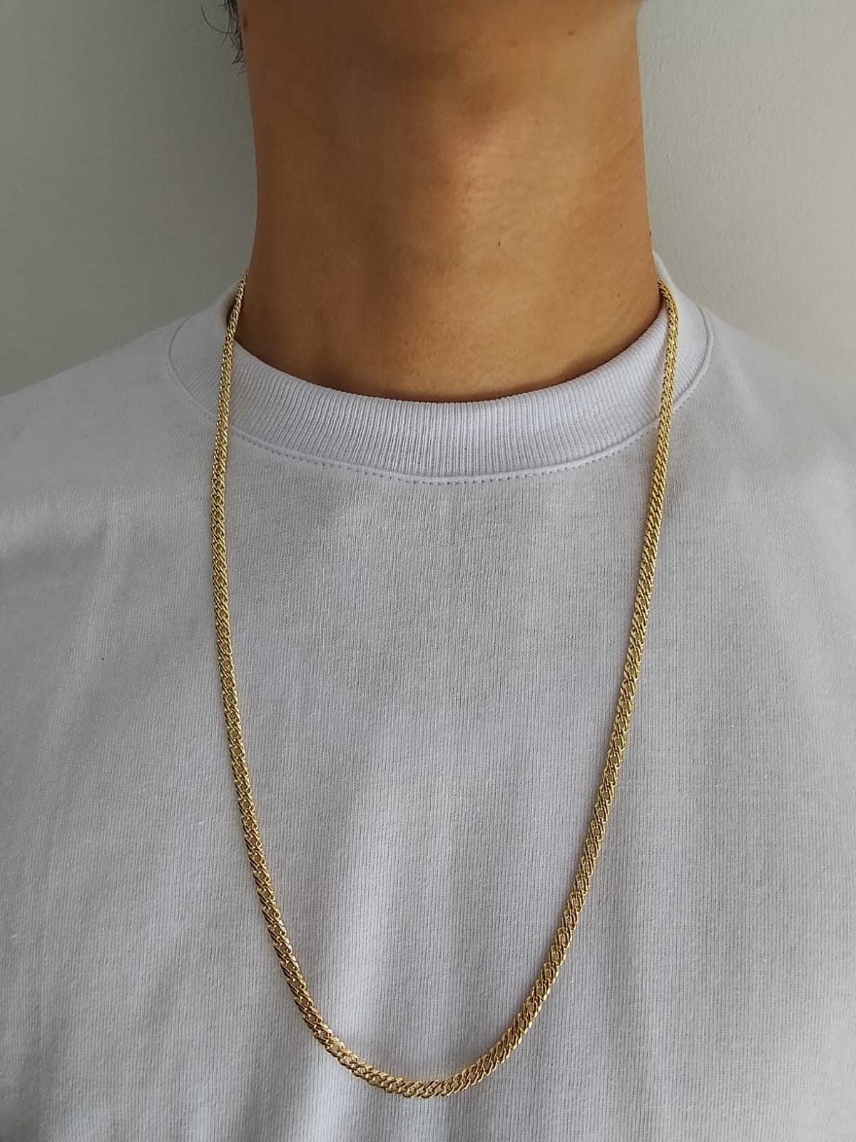 CADENA ENTRELAZADA CABALLERO 4MM