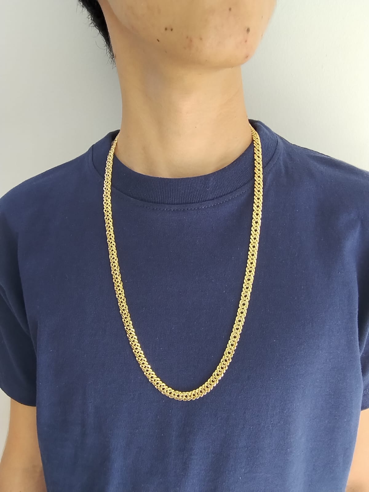 CADENA ENTRELAZADA CABALLERO 6MM