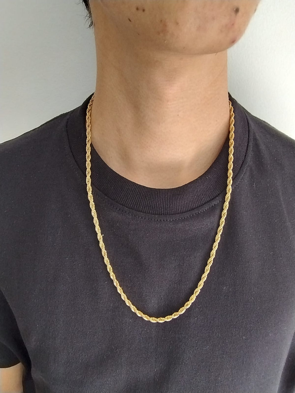 CADENA LAZO CABALLERO 4MM/60CM