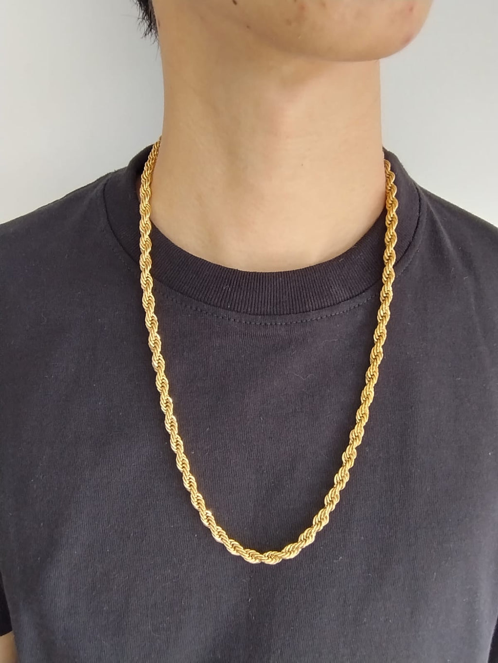 CADENA LAZO CABALLERO 6MM/65CM