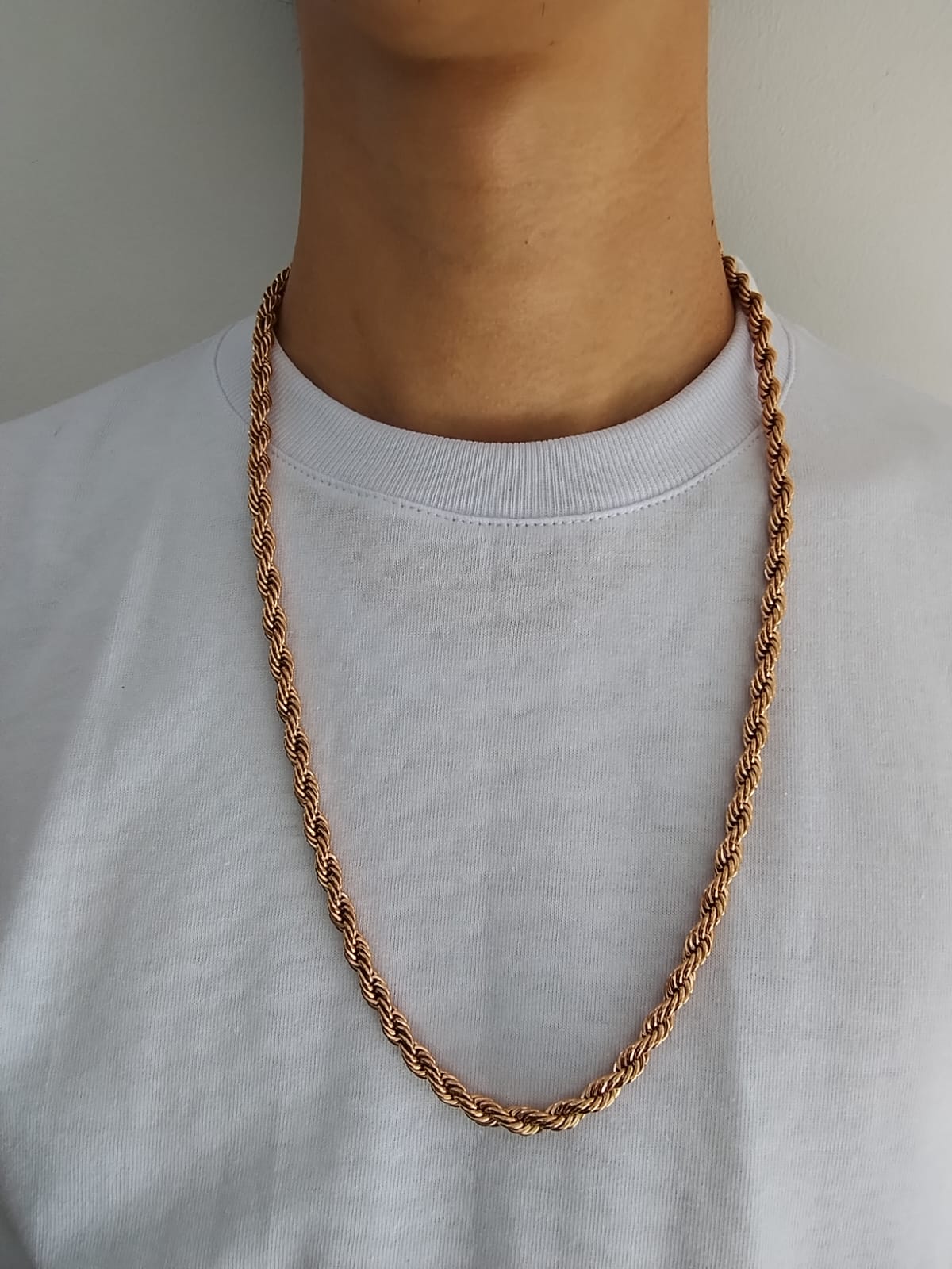 CADENA LAZO ROSA CABALLERO